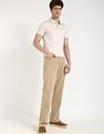 Calvin Klein Jeans Solid Regular-Fit Cotton Polo T-Shirt