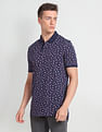 Arrow Sports Floral Cotton Polo Shirt