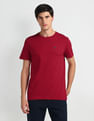Arrow Sports Solid Cotton T-Shirt