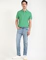 Tommy Hilfiger Solid Slim-Fit Cotton Polo Shirt