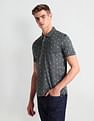 Arrow Sports All Over Print Cotton Polo Shirt
