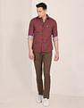U.S. Polo Assn. Spread Collar Printed Casual Shirt