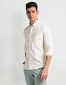 Arrow Sports vertical Stripe Oxford Shirt