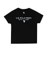 U.S. Polo Assn. Kids Crew Neck Metallic Print Cotton T-Shirt