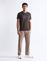 USPA Active Brand Embossed Slim Fit T-Shirt