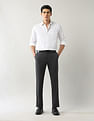 Arrow Solid Autoflex Dobby Trousers