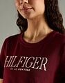 Tommy Hilfiger F25HWKT256 RED Womens T-Shirt