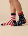 U.S. Polo Assn. Boys High-Ankle Length KS005 Socks - Pack Of 3