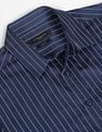 Flying Machine Cotton Sateen Vertical Stripe Shirt