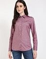 Tommy Hilfiger Solid Regular-Fit Cotton Shirt