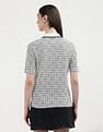 Tommy Hilfiger Slim Fit Geometric Printed Polo Shirt