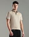 Tommy Hilfiger Solid Regular Fit Cotton Polo T-Shirt
