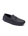 U.S. Polo Assn. Men Broody Metallic Logo Solid Loafers