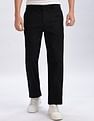 Calvin Klein Jeans Relaxed-Fit Solid Mid Rise Trousers