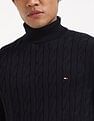 Tommy Hilfiger Cable-Knit Regular-Fit Cotton Sweater