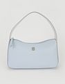 Tommy Hilfiger Solid Blue PU Bags