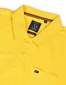 AD by Arvind Modern Solid Pique Polo Shirt