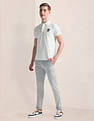 U.S. Polo Assn. Slim Straight Solid Trousers