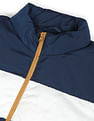 Flying Machine High Neck Colour Block Padded Jacket