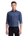 Arrow Dobby Geometric Printed Shirt