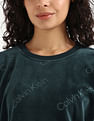Calvin Klein Monogram Print Crew Neck Sweatshirt