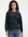 Calvin Klein Monogram Print Crew Neck Sweatshirt