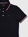 Tommy Hilfiger Boys Navy Solid Polo Shirt
