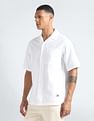 Tommy Hilfiger Cuban Collar Seersucker Shirt