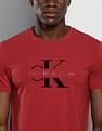 Calvin Klein Disrupted Outline Monologo T-Shirt