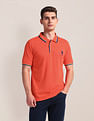 U.S. Polo Assn. Tipped Collar Slim Polo Shirt