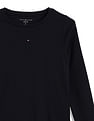 Tommy Hilfiger Kids Girls Round Neck Essential Rib T-Shirt