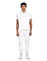 Calvin Klein Men White Sleeveless Denim Jacket