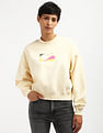 Calvin Klein Illuminated Box Logo Crew Neck Sweatshirt