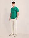 U.S. Polo Assn. Solid Pattern Cotton Polo Shirt