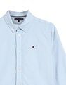 Tommy Hilfiger Kids Boys Solid Regular-Fit Cotton Shirt