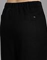Tommy Hilfiger Regular-Fit Solid Mid Rise Trousers