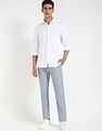 Calvin Klein Jeans Solid Slim Fit Plain Woven Shirt