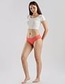 Calvin Klein Underwear Solid Multi Low Rise Hipster - Pack Of - 3