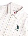 U.S. Polo Assn. Kids Boys Vertical Striped Regular Fit Shirt