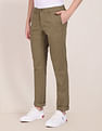 U.S. Polo Assn. Mid Rise Solid Denver Trousers