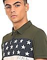 U.S. Polo Assn. Denim Co. Cotton Graphic Print Polo Shirt