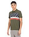 U.S. Polo Assn. Denim Co. Cotton Graphic Print Polo Shirt