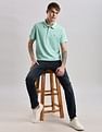 Calvin Klein Jeans Solid Regular Fit Cotton Polo Shirt