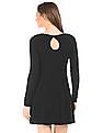 Aeropostale Long Sleeve Knit Skater Dress