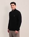 U.S. Polo Assn. High Neck Zipper Sweater