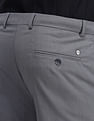 Arrow Denver Slim Fit Solid Trousers