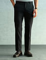 Arrow Solid Slim Fit Formal Trousers