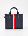 Tommy Hilfiger Solid Blue Nylon Handbag