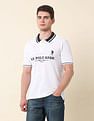 U.S. Polo Assn. Brand Embroidered Gold Cup Polo Shirt