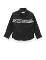 U.S. Polo Assn. Kids Boys Metallic Brand Stripe Shirt